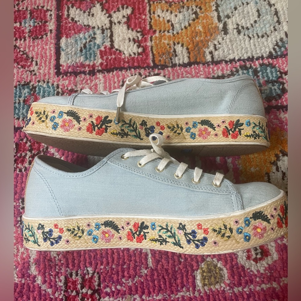 Keds Sneakers with Floral Design (size 8)